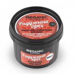 Маска для волос Organic Kitchen Радужный орех восстановление кедровые орехи и свежее миндальное молочко 100 мл