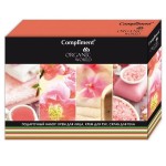 Набор подарочный, Compliment (Комплимент) 80 мл +150 мл 200 мл Органик Ворлд №100 Клубника  крем для лица + крем для рук + скраб для лица