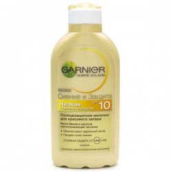 Молочко солнцезащитное Garnier Амбр Солер Сияние и защита SPF 10 200 мл