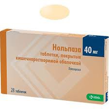 Нольпаза табл. п/о кишечнораств. 40 мг 28 шт.
