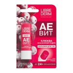 Бальзам для губ, Librederm (Либридерм) 4 г Аевит клюква в сахарной пудре