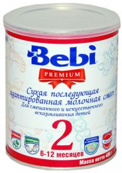 Смесь молочная Bebi Премиум 2 с 6-12 мес 400 г