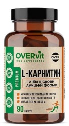 L-карнитин OVERvit БАД 90 шт. капс.